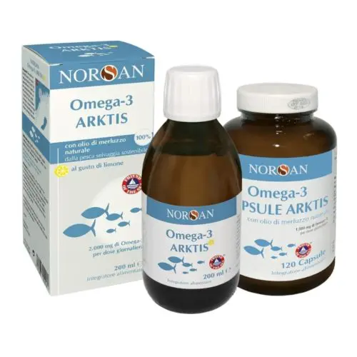 Norsan Omega-3 Arktis olje + kapsule