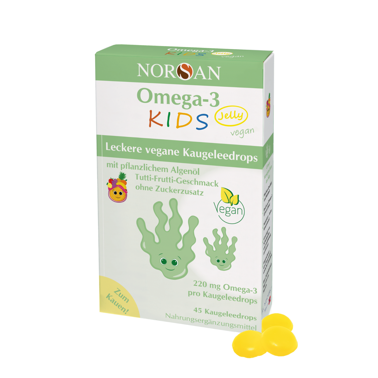 Norsan Omega-3 Kids Vegan olje, 50 ml