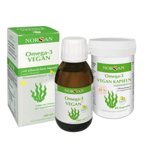 Norsan Omega-3 Vegan olje + kapsule